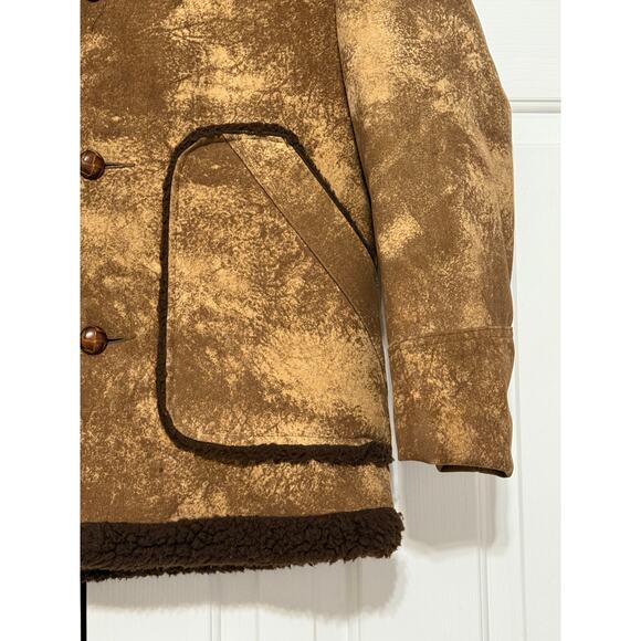 Vintage Wiman Faux Sherpa Lined Rancher Western Jacket, Size M - Picture 4 of 8